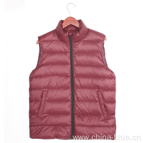 Ladies high quality zipper padding jacket